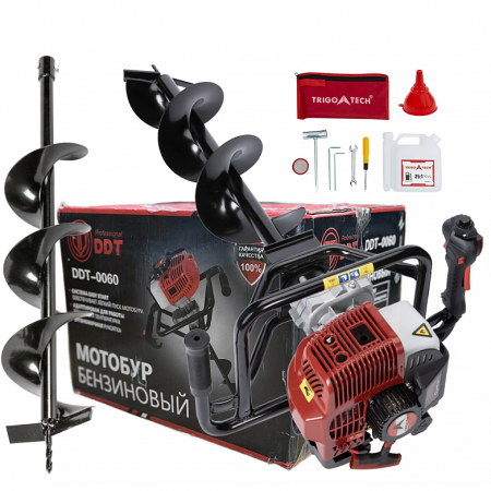 Motoburghie - Motoburghiu/foreza pamant DDT 6 Cp, 8000 Rpm cu burghiu pamant 150 x 800 mm