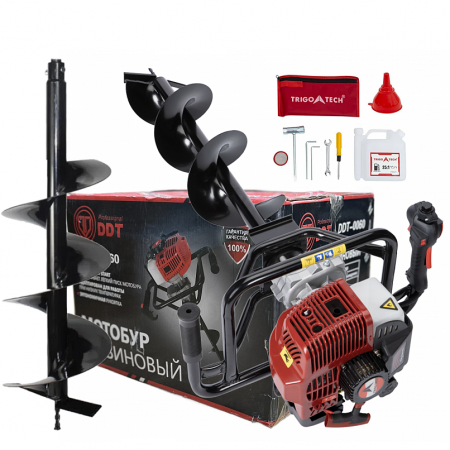 Motoburghiu/foreza pamant DDT 6 Cp, 8000 Rpm cu burghiu pamant 200 x 800 mm [0]