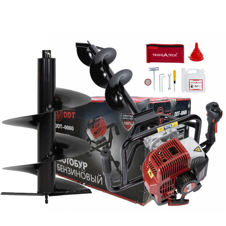 Motoburghiu/foreza pamant DDT 6 Cp, 8000 Rpm cu burghiu pamant 300 x 800 mm [0]