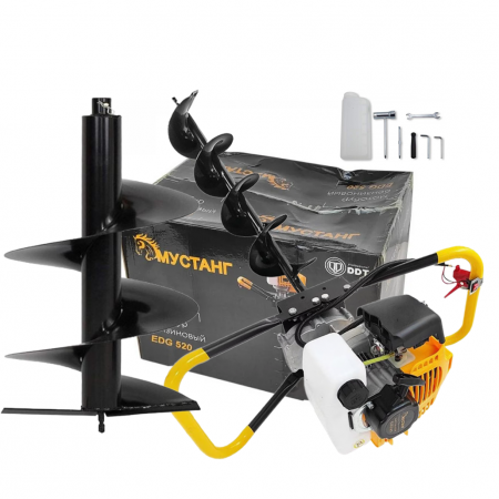 Motoburghie - Motoburghiu / foreza pamant Mustang 6 Cp, 8000 Rpm cu burghiu 300 x 800 mm