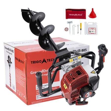 Motoburghiu (foreza) pentru pamant 2 timpi, 2 Cp, 9500 rpm, 52 CC [0]