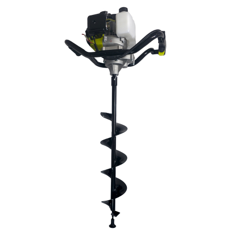 Motoburghie si accesorii - Motoburghiu pentru pamant Wertcraft TOOLS NT-GD520A + burghiu de 150 mm, motor in 2 timpi, 52cc, 2.3 CP, turatie maxima 10000 RPM