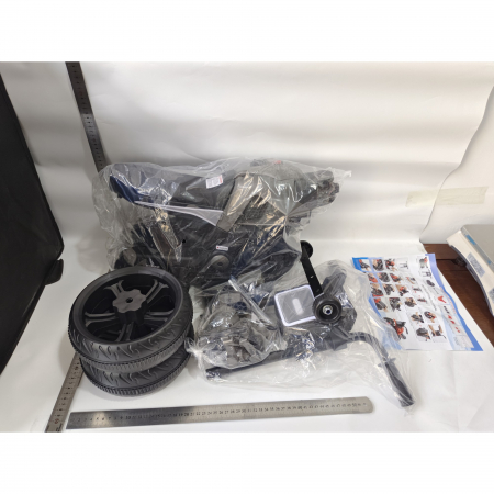 Lichidare Motocicleta Electrica cu 2 Roti Mari si 2 Roti Ajutatoare, Flippy, Acumulator Incarcare, Anti-Rasturnare, Lumini, Muzica, Motor:380, Baterie 6V4.5, 41.5x70x34 cm, 4.5 Kg, 3 Ani+, Gri Negru [2]
