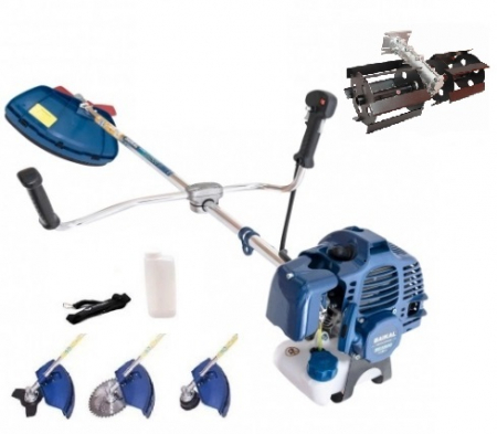 Gradina - Motocoasa pe benzina Baikal BK-4200, 4.7 Cp, 52 CC, 3 acc. incluse + Prasitoare 28mm*9T