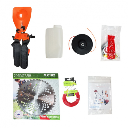 Motocoasa pe benzina Craft-Tec 6100 Ultra, 6 Cp, 52 CC, 3 acc. incluse [3]