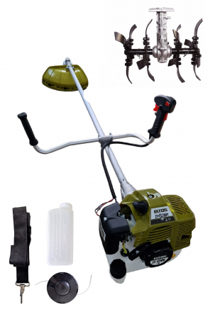 Motocoasa pe benzina EL5500 Eltos 4.7 CP , 5500 W, 10.000 rpm + Cultivator 28mm*9T [0]