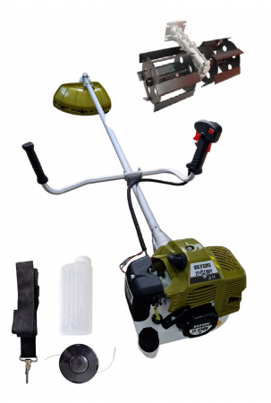 Motocoasa pe benzina EL5500 Eltos 4.7 CP , 5500 W, 10.000 rpm + Prasitoare 28mm*9T [0]