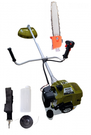 Motocoasa pe benzina EL5500 Eltos 4.7 CP , 5500 W, 10.000 rpm + Accesoriu taiat crengi 28mm*9T [0]