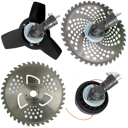 Motocoasa pe benzina in 4 timpi, Elefant MC5800, 6.3 Cp, 62 CC, 8 acc. incluse [2]