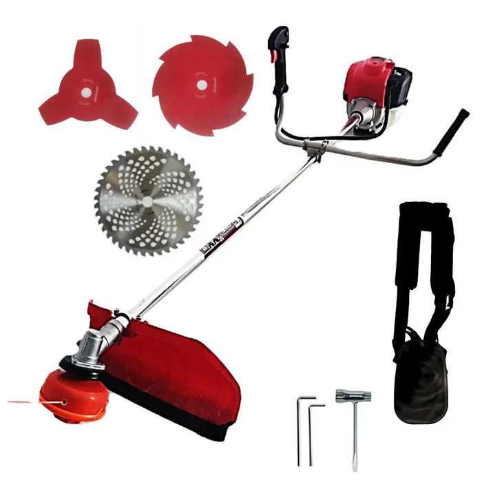 Gradina - Motocoasa pe benzina CRAFT-TEC T5600 PROFI, 7.5CP, 4 timpi, 62cc, tambur automat, disc 3 lame, disc 8 lame, disc vidia, ham profesional