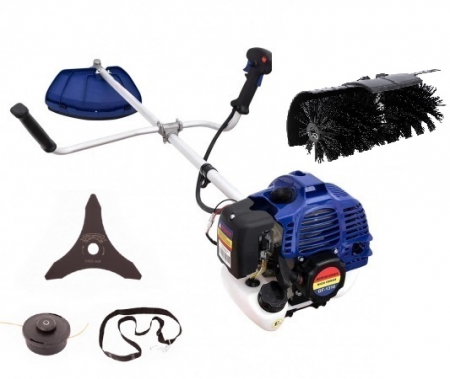 Gradina - Motocoasa pe benzina Micul Fermier 1310, 3.4 Cp, 43 CC, 3 acc. incluse + Perie pentru zapada/maturat