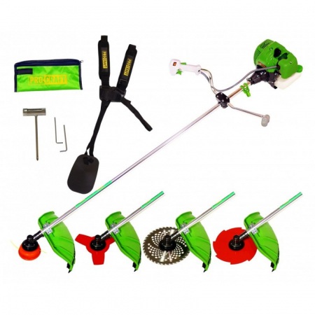 Motocoasa pe benzina ProCraft T4200PRO, 5.7 Cp, 52 CC, 4 acc. incluse + Perie zapada/maturat [5]