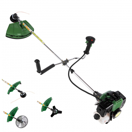 Motocoasa pe benzina tip rucsac Micul Fermier 2291, 5.7 Cp, 52 CC, 4 acc. incluse [0]