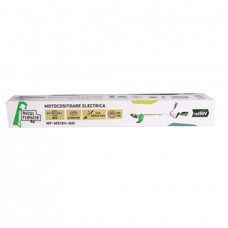 Motocoasa (Trimmer) electrica Micul Fermier 20V, 2 acumulatori 4Ah, maner dublu, motor fara perii [4]