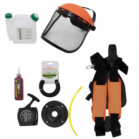 Motocoasa pe benzina Midori Japan, 6.2 Cp, 52 CC, 4 acc. incluse [4]