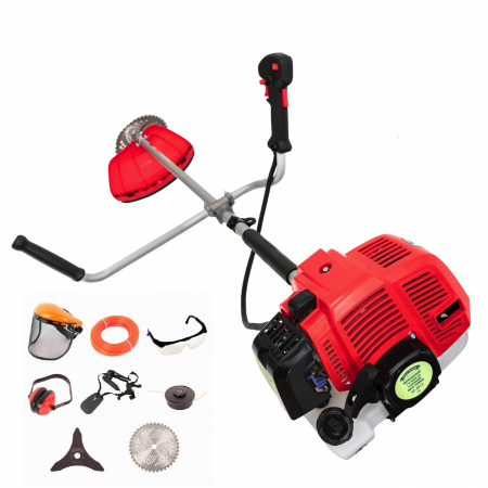 Motocoasa pe benzina Micul Fermier 712, 4.76 Cp, 52 CC, 8 acc. incluse [0]