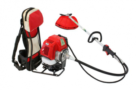 Motocoasa pe benzina tip rucsac Micul Fermier BC430KF, 4.76 Cp, 43 CC, 7 acc. incluse + Accesoriu taiat crengi 26mm*9T [1]