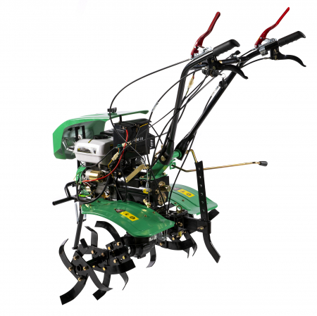 Motocultor Micul Fermier GF-2294, 7.5 Cp, 212 CC, start electric, grup freze, roti, manicoti grup freze & manicoti roti [3]