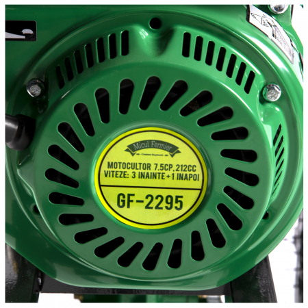 Motocultor Micul Fermier GF-2295, 7.5 Cp, 212 CC, grup freze, roti, manicoti grup freze & manicoti roti [11]