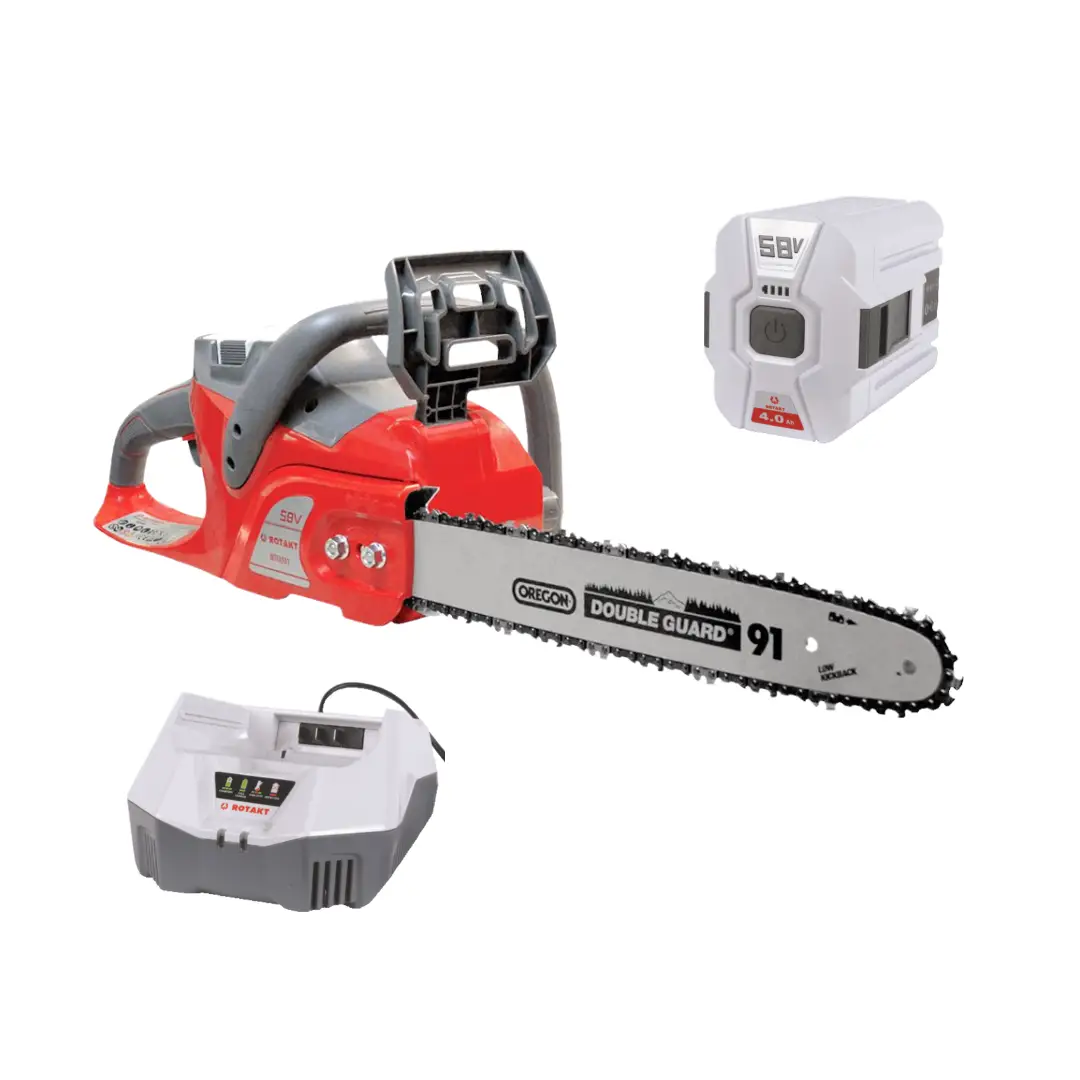 Gradina - Motoferăstrău cu acumulator ROTAKT MTFA501 cu Acumulator 4Ah și Stație de încărcare