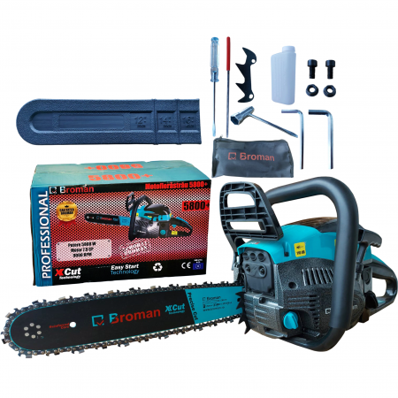 Motofierastrau Broman 5800+, 7.9 Cp, 5800 W, lama 16" [0]