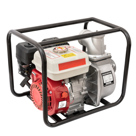 Motopompe - Motopompa pe benzina Wertcraft AGR 6.5 CP, 3", 60 mc/h, Abosortie 7M, Refulare vertical 30M, 120M Orizontal