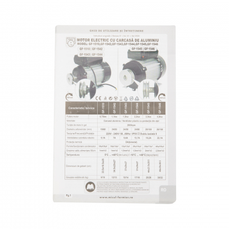 Motor electric Micul Fermier 2.2KW, 2800 rpm, carcasa aluminiu [1]