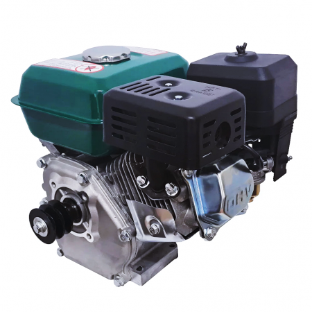 Motor pe benzina DDT Profesional 7.5 Cp, 4 timpi, 200 CC, 3.6 L Rezervor, Fulie dubla inclusa, 40 mm [3]