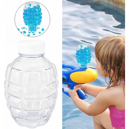 Munitie, Flippy, 20.000 Bile Gel pentru pistoale de jucarie Gel Blaster, Sticla Ananas 10.5x6.5 mm, Albastru [3]