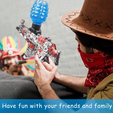 Munitie, Flippy, 20.000 Bile Gel pentru pistoale de jucarie Gel Blaster, Sticla Ananas 10.5x6.5 mm, Albastru [6]