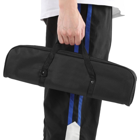 Muzicuta Melodica 32 Clape, Flippy, din ABS, pentru Incepatori, 45 x 13 x 7 cm, Include Husa si Suflator, Negru [2]