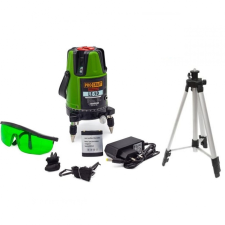 Nivela Laser ProCraft LE-5D, 15m cu trepied [0]