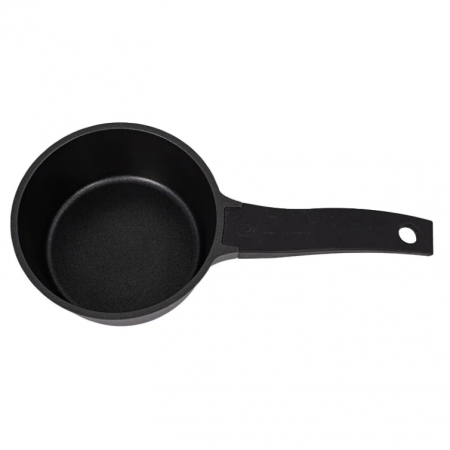 Oala din aluminiu cu interior marmorat cu coada si capac din sticla termorezistenta, 1.5L, 55872-16 [1]