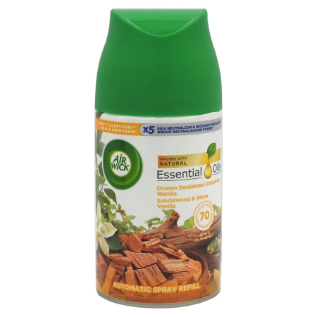 Sub 99 Lei - Odorizant Rezerva, Airwick, 250 ml Sandalwood Warm Vanilla