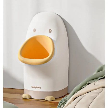 Olita tip Pisoar pentru Copii, Flippy, +1an, Portabila, Design Ratusca, Model Prietenos, Non-Toxic, Usor de Curatat, 23.3 x 24 x 43 cm, Alb/Galben [4]