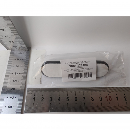 Organizator Cabluri, Flippy, Cable Clips, Fixare Dublu Adeziv, Silicon, 3 Sloturi, Negru [5]