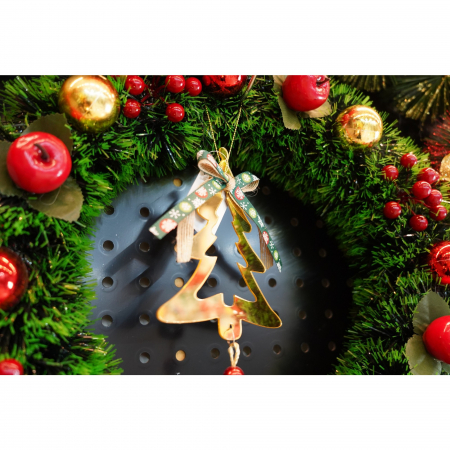 Ornament brad, Flippy, Brad, Auriu, Lucios, 15*28CM, Acril, Interior/ Exterior [3]