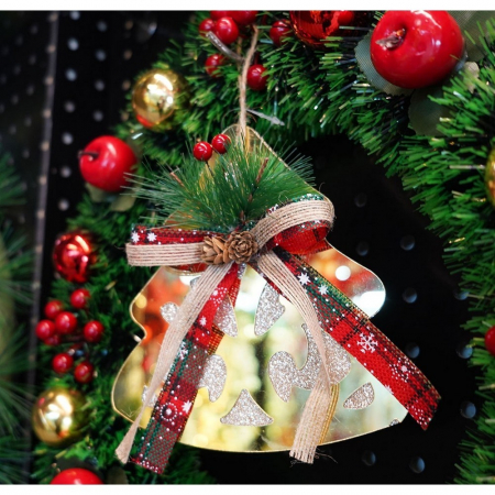 Ornament brad, Flippy, Brad, Auriu, Lucios, 16*17CM, Acril, Interior/ Exterior [7]