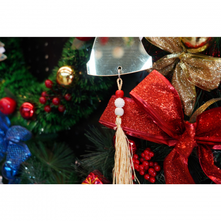 Ornament brad, Flippy, Caciulita, Auriu, Lucios, 8*25CM, Acril, Interior/ Exterior [3]