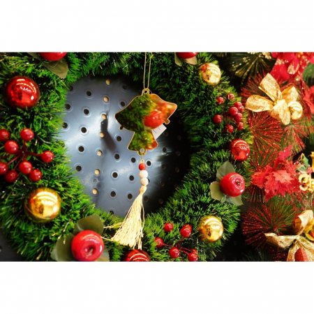 Ornament brad, Flippy, Clopotei, Auriu, Lucios, 10*23CM, Acril, Interior/ Exterior [6]