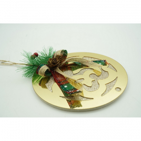 Ornament brad, Flippy, Glob, Auriu, Lucios, 17*17CM, Acril, Interior/ Exterior [9]