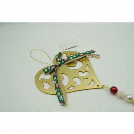 Ornament brad, Flippy, Inima, Auriu, Lucios, 15*26CM, Acril, Interior/ Exterior [4]