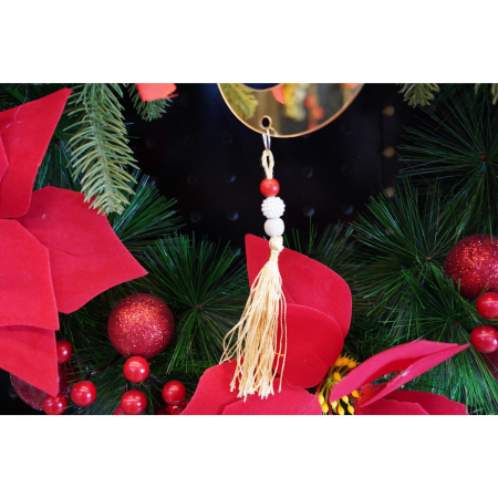 Ornament brad, Flippy, Luna, Auriu, Lucios, 10*25CM, Acril, Interior/ Exterior [2]