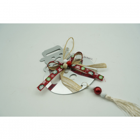 Ornament brad, Flippy, Om de zapada, Argintiu, Lucios, 14*26CM, Acril, Interior/ Exterior [4]