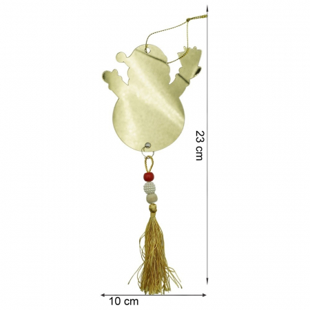 Ornament brad, Flippy, Om de zapada, Auriu, Lucios, 10*23CM, Acril, Interior/ Exterior [10]
