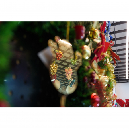 Ornament brad, Flippy, Om de zapada, Auriu, Lucios, 10*23CM, Acril, Interior/ Exterior [3]