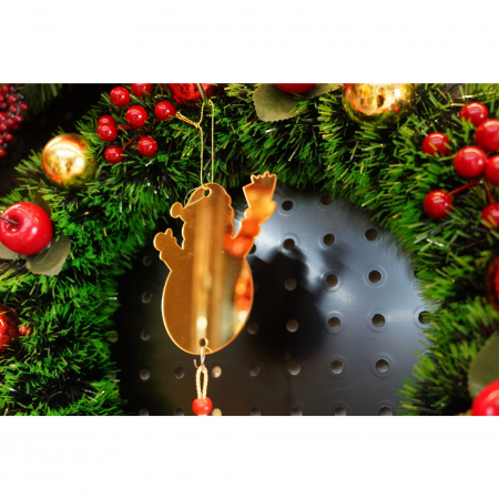 Ornament brad, Flippy, Om de zapada, Auriu, Lucios, 10*23CM, Acril, Interior/ Exterior [2]