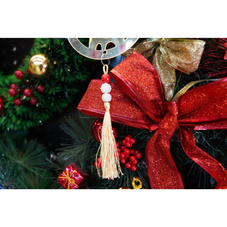 Ornament brad, Flippy, Ren, Auriu, Lucios, 8*25CM, Acril, Interior/ Exterior [3]