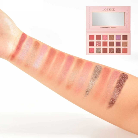Paleta de Machiaj, Lofshe, 18 Farduri de Pleoape, Mate si Sidefate, Multicolor [4]