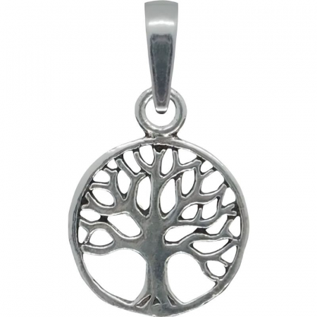 Pandantive Argint - Pandantiv Argint 925 Copacul Vietii in Cerc